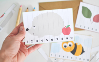 Karty do nauki cyfr – matematyczne puzzle