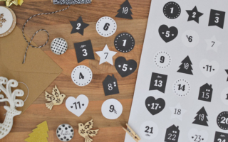 Numerki do kalendarza adwentowego do pobrania