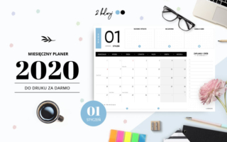 Planer styczeń 2020 – do druku za darmo