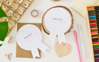 Medale dla babci i dziadka do druku