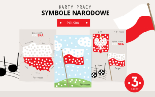 Symbole narodowe Nasza ojczyzna karty pracy od druku