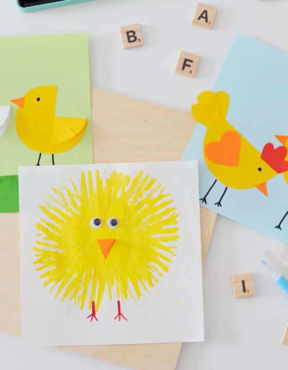 Wielkanocne kurki na 3 sposoby – prace plastyczne dla dzieci