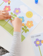 Karty pracy Dzień rodziny – Wyklejanka dla dzieci do druku