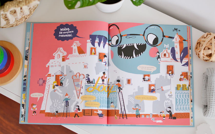 Miasto potwór - Recenzja, zdjęcia książki dla dzieci