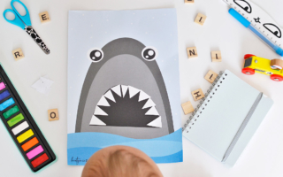 Zęby rekina – Letnie prace plastyczne dla dzieci