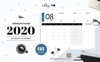 Planer sierpień 2020 – do druku za darmo