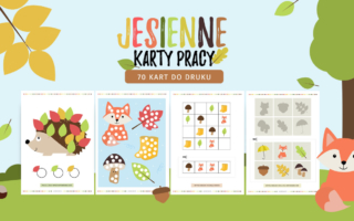 Jesienne karty pracy – 70 jesiennych zadań do druku