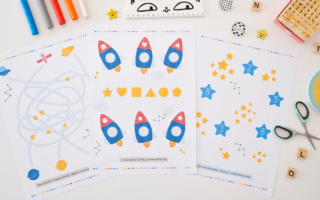 Karty pracy kosmos – 25 kart pracy na Dzień Kosmosu