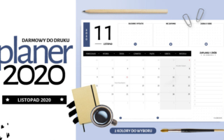 Planer listopad 2020 – do druku za darmo