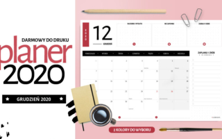 Planer grudzień 2020 – do druku za darmo