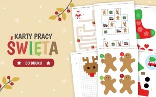 Świąteczne karty pracy – ponad 100 świątecznych zadań do druku