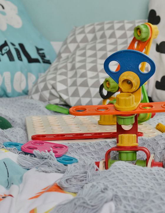 Zestaw konstrukcyjny dla małego majsterkowicza – Playbio Tecno Jumbo