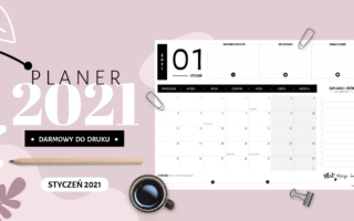 Planer styczeń 2021 – do druku za darmo