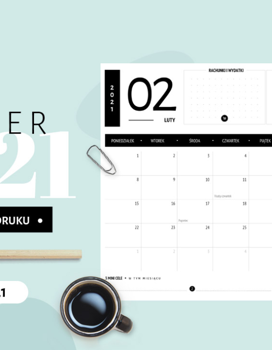 Planer luty 2021 – do druku za darmo