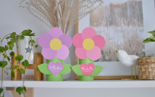 Prezent dla babci i dziadka DIY – Papierowe kwiaty