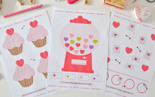 Karty pracy Walentynki – 26 walentynkowe karty do druku