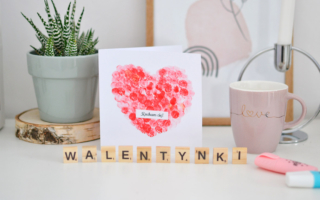 Walentynki prace plastyczne dla dzieci – Kartka zrób to sam