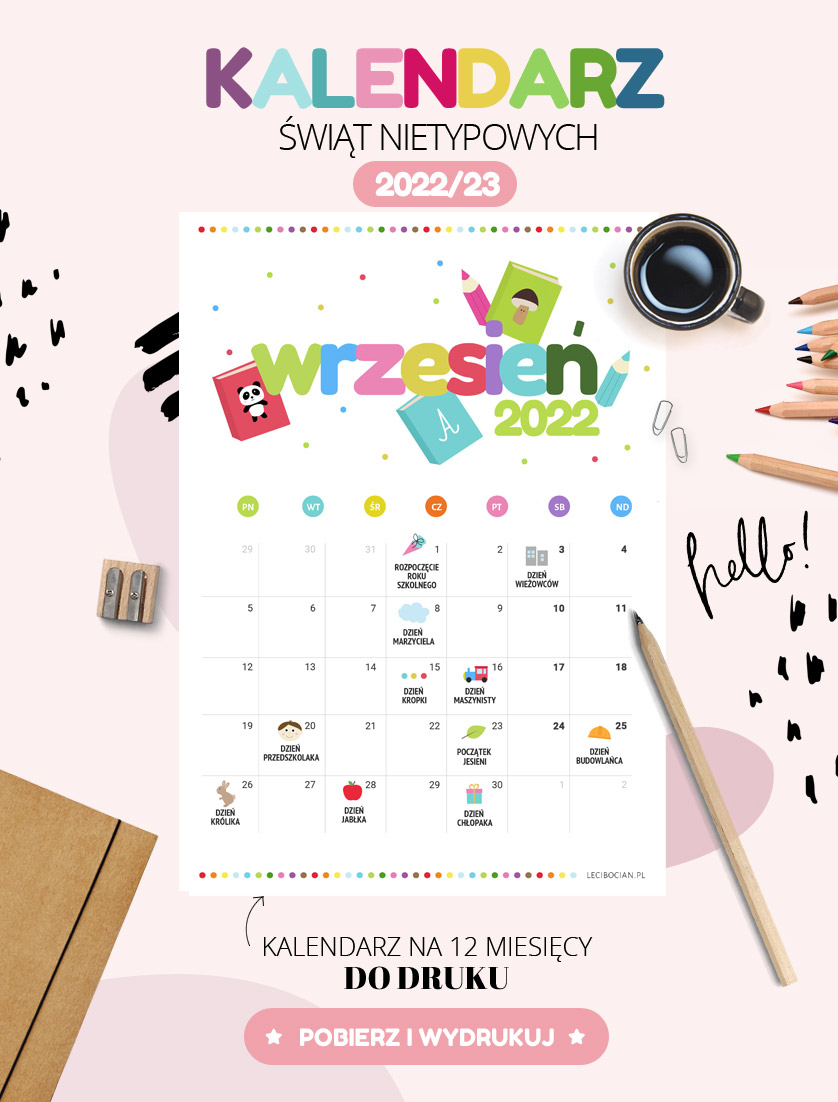Kalendarz Świąt Nietypowych 2022/23 - do druku