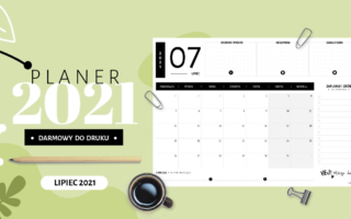 Planer lipiec 2021 – do druku za darmo