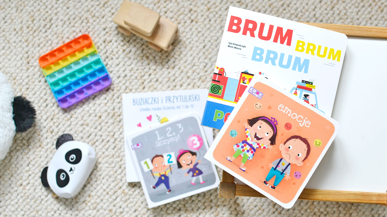 Książki kartonowe dla dzieci - Poznaj emocje, dźwięki i liczby!