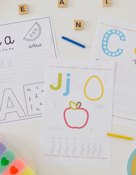 Nauka pisania – karty pracy do druku