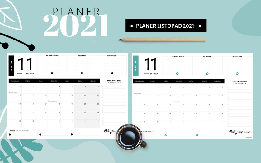 Planer listopad 2021 – do druku za darmo