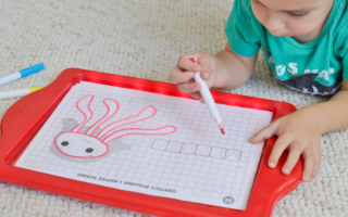 Tablica LED dla dzieci do nauki pisania i rysownia