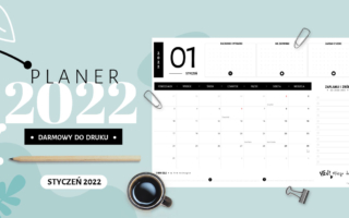 Planer styczeń 2022 – do druku za darmo