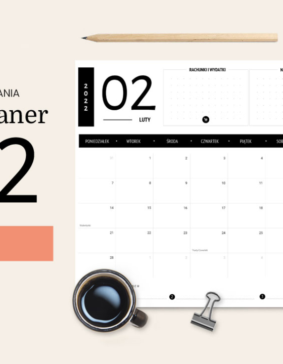 Planer luty 2022 – do druku za darmo