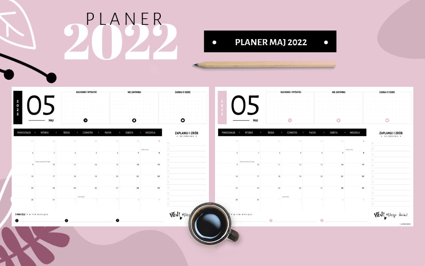 Planer maj 2022 – do druku za darmo