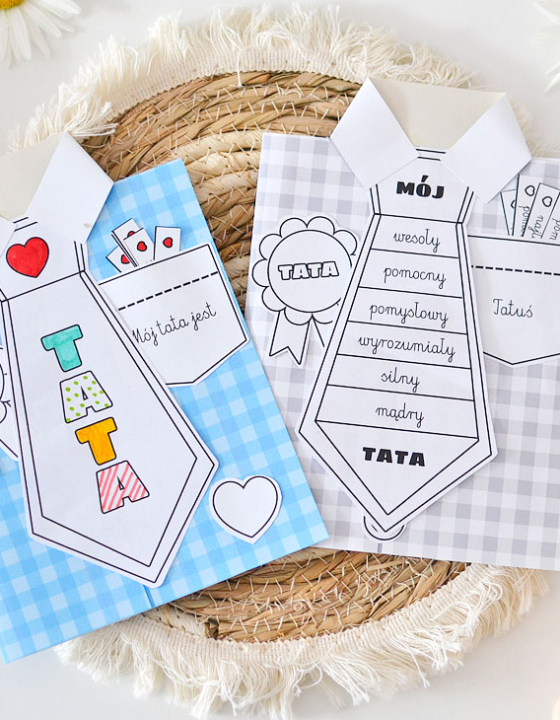 Lapbook dla taty – do druku