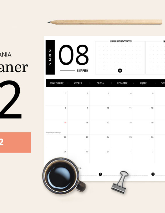 Planer sierpień 2022 – do druku za darmo