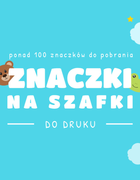 Znaczki i etykietki do szatni do druku