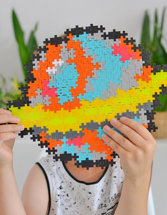 Klocki Plus-Plus Kosmos układane jak puzzle po numerach!