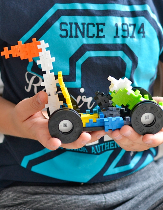 Klocki Plus-Plus – Naucz się budować pojazdy