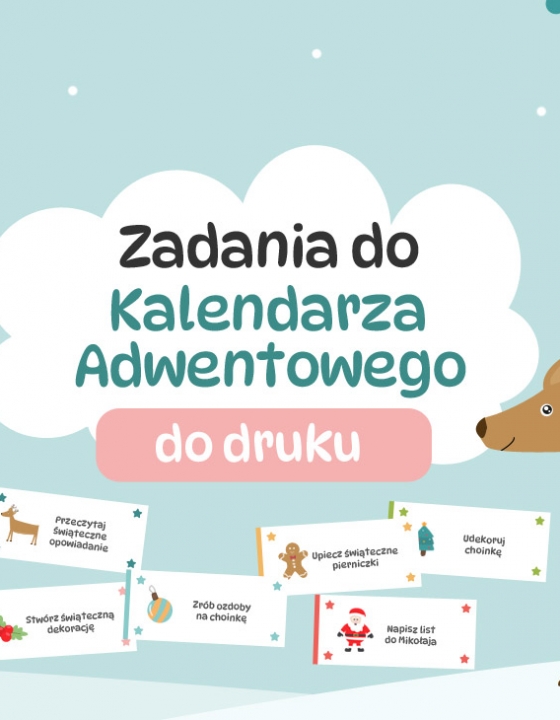 Zadania do kalendarza adwentowego – 40 pomysłów