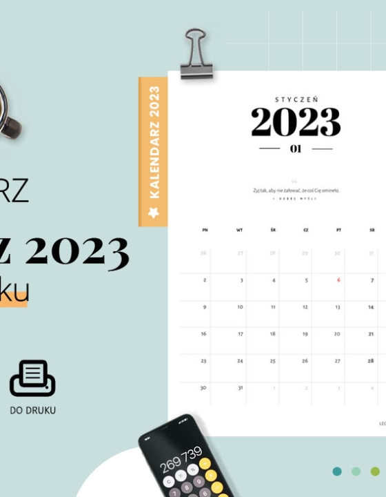 Kalendarz 2023 do druku