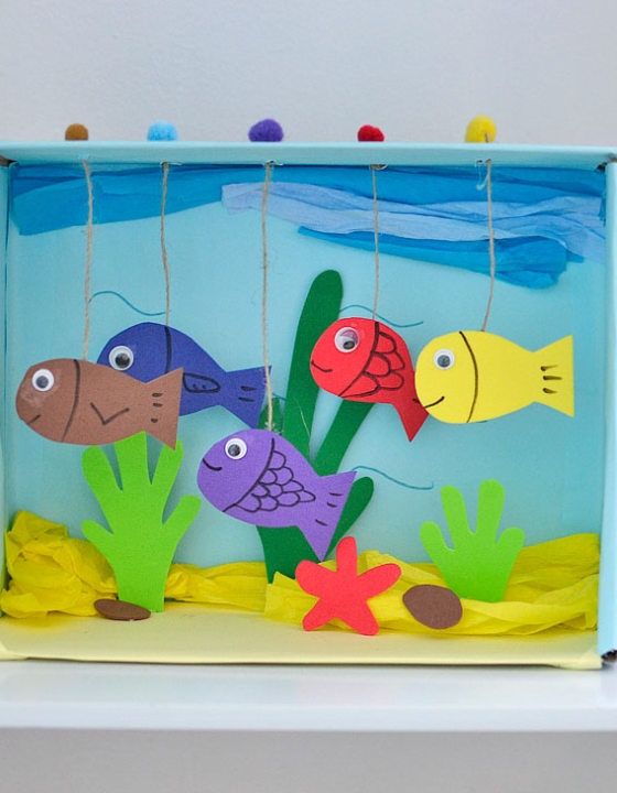 Akwarium z pudełka po butach