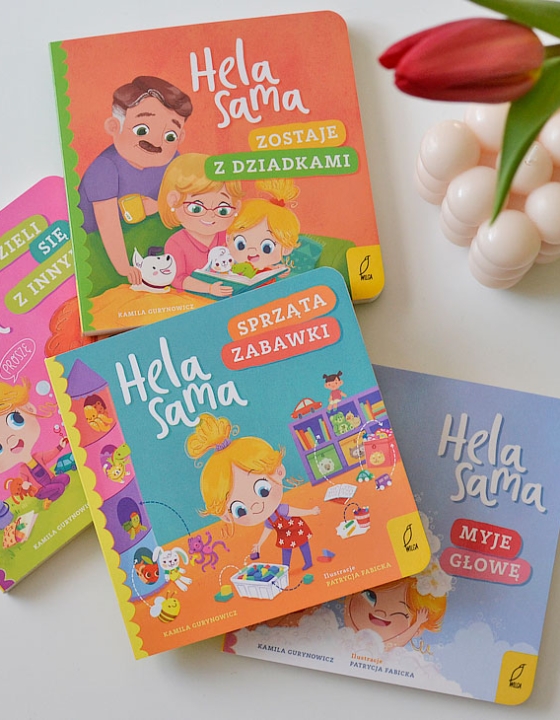 Hela sama – kartonowe książki dla malucha