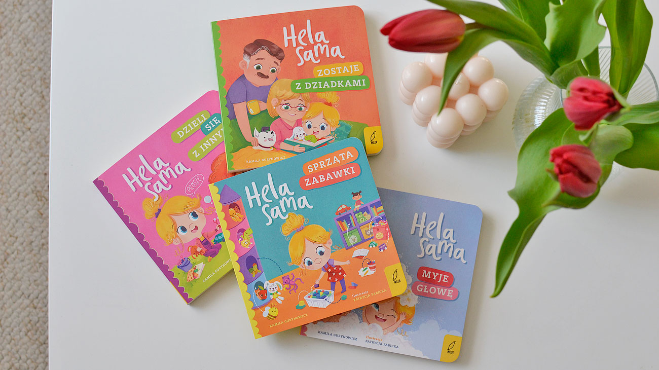 Hela sama - kartonowe książki dla malucha