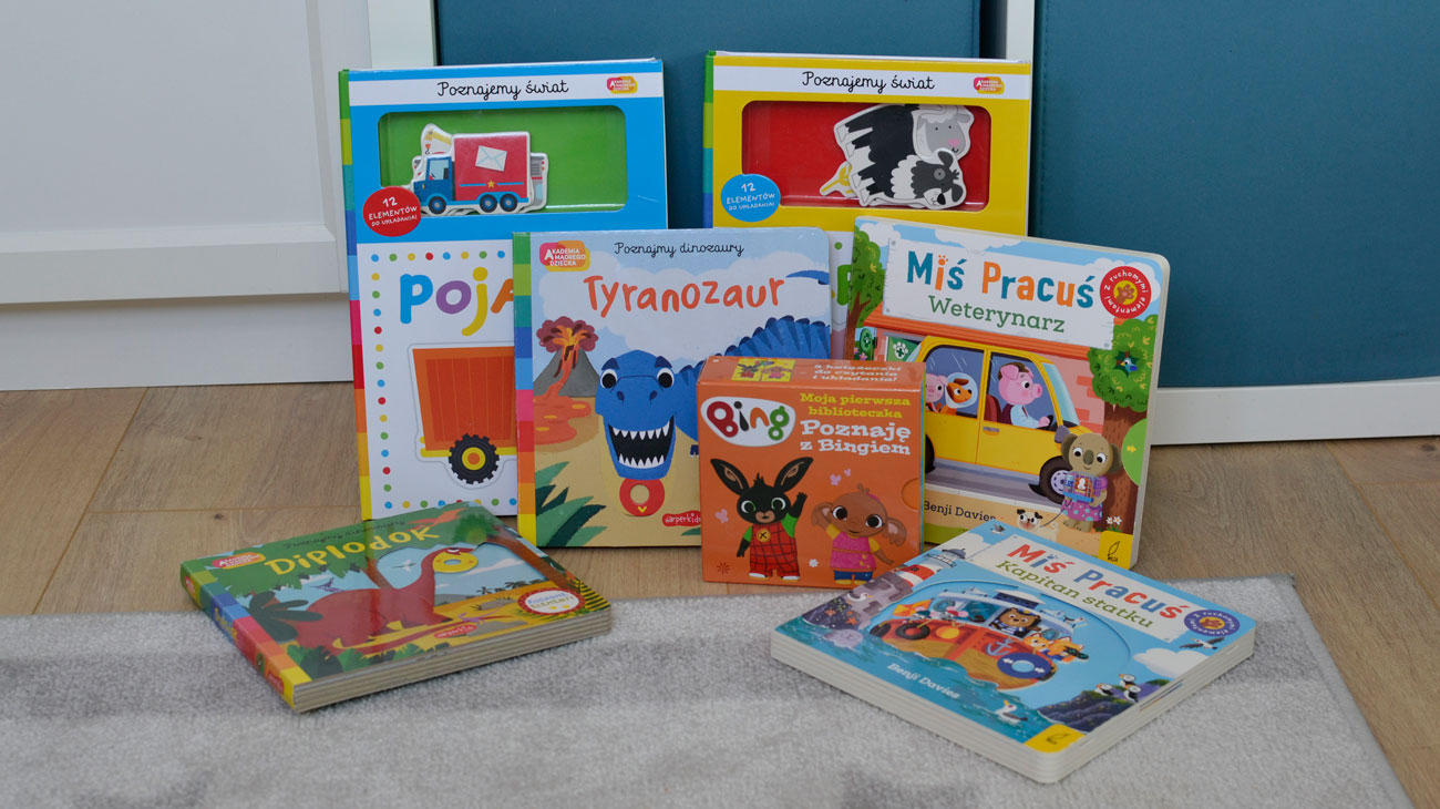 10 kartonowych książek dla maluchów - nowości dla najmłodszych