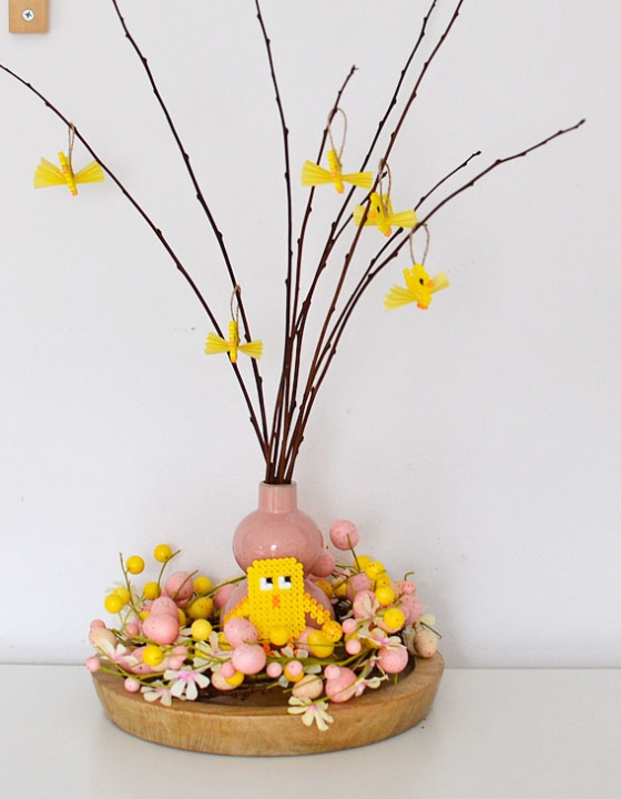 Kurczaki z koralików do prasowania