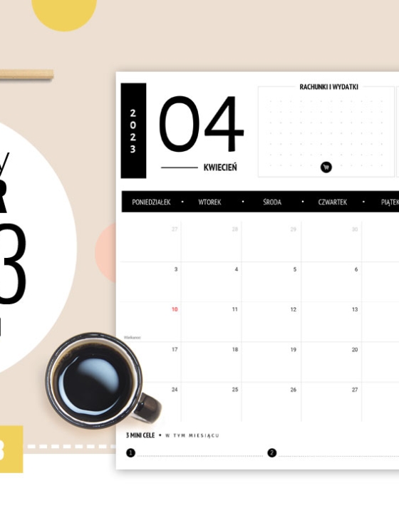 Planer kwiecień 2023 – do druku za darmo