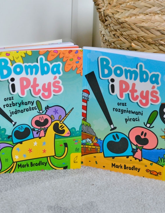 Bomba i Ptyś – nowa seria komiksów dla dzieci