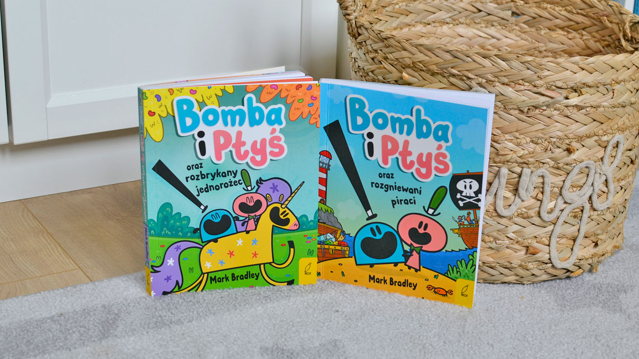 Bomba i Ptyś - nowa seria komiksów dla dzieci
