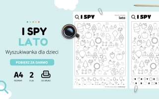 I SPY lato – wyszukiwanka dla dzieci do druku
