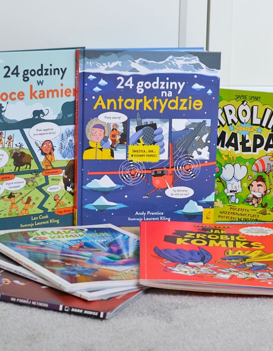 Komiksy dla dzieci – najciekawsze tytuły dla 8 latka
