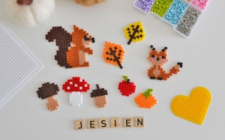 Jesienne wzory z koralików do prasowania