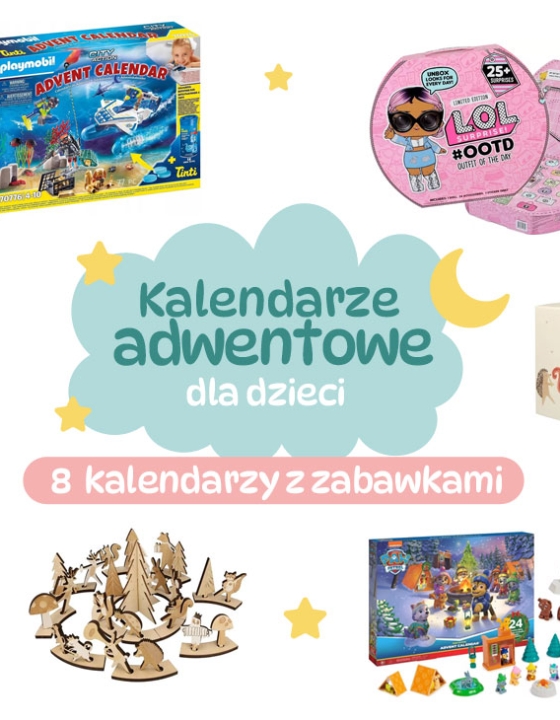 Kalendarze adwentowe dla dzieci z zabawkami – 8 pomysłów