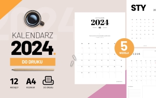 Kalendarz 2024 do druku